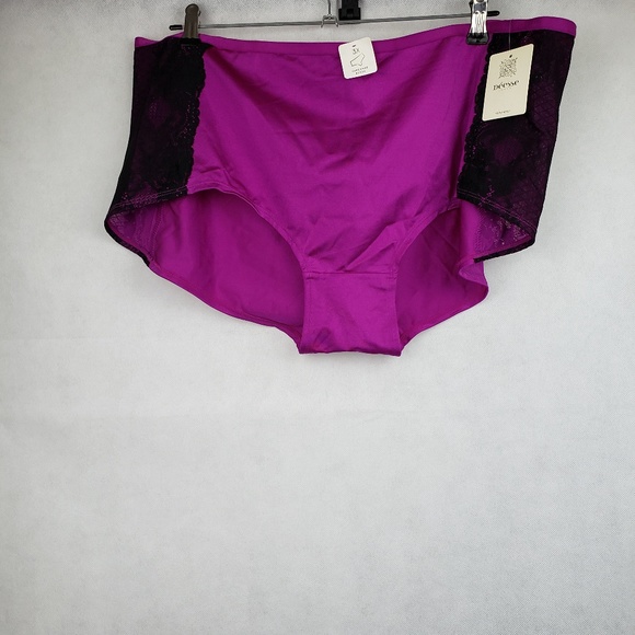 Deesse Lingerie Other - Deesse Lingerie Purple Black Panties Size 3X